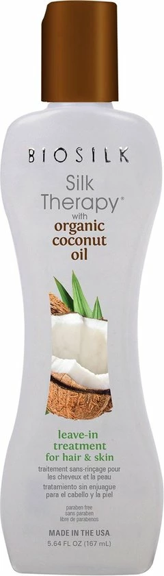 Promo π BioSilk Silk Therapy Coconut Oil Leave In Treatment -167ml β€οΈ 3 Promo π BioSilk Silk Therapy Coconut Oil Leave In Treatment -167ml β€οΈ