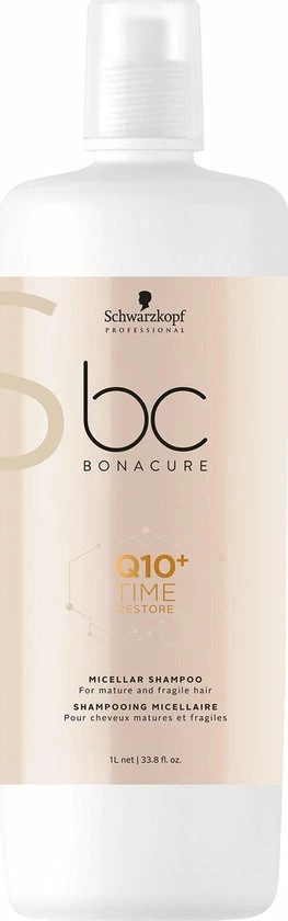 Flash-uitverkoop ???? Schwarzkopf Professional - BC Bonacure Q10+ Time Restore Micellar Shampoo - 1000ml ???? 3 Flash-uitverkoop ???? Schwarzkopf Professional - BC Bonacure Q10+ Time Restore Micellar Shampoo - 1000ml ????