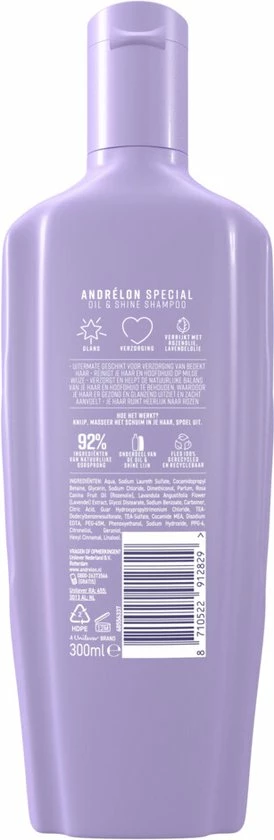 Beste Pirce β¨ Andrélon Oil & Shine Special Shampoo - 6 X 300 Ml - Voordeelverpakking π 10 Beste Pirce β¨ Andrélon Oil & Shine Special Shampoo - 6 X 300 Ml - Voordeelverpakking π - Afbeelding 8