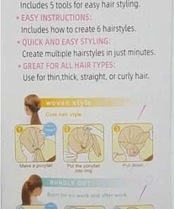 Beste recensies van π Haarlussen Topsy Tail Zwart - Hair Styling Tool - 2 Stuks βοΈ 9 Beste recensies van π Haarlussen Topsy Tail Zwart - Hair Styling Tool - 2 Stuks βοΈ -Oral-B Shop 280x840 3