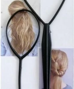 Beste recensies van 👍 Haarlussen Topsy Tail Zwart - Hair Styling Tool - 2 Stuks ✔️