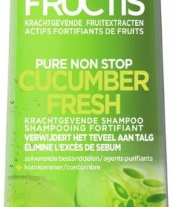 Coupon 🌟 Garnier Fructis Pure Non Stop Cucumber Fresh Shampoo - 250ml 🛒