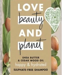 Begroting 👍 Love Beauty And Planet Shea Butter & Cedar Wood Oil Happy & Hydrated Shampoo - 400 Ml 😀 -Oral-B Shop 324x840 5