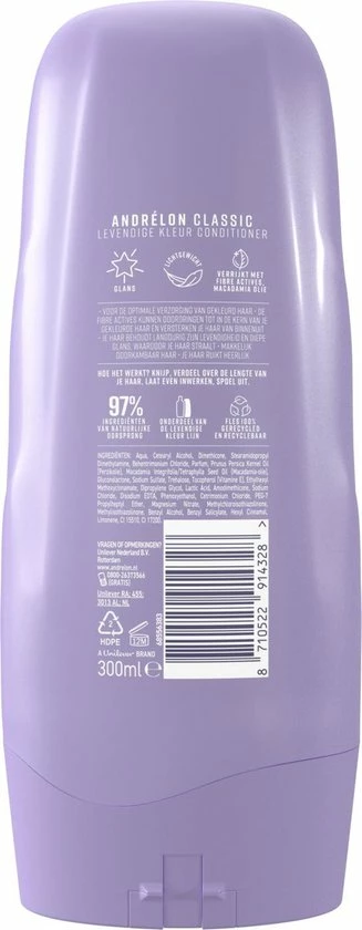 Gloednieuw π₯ Andrélon Classic Levendige Kleur Conditioner - 6 X 300 Ml - Voordeelverpakking π 10 Gloednieuw π₯ Andrélon Classic Levendige Kleur Conditioner - 6 X 300 Ml - Voordeelverpakking π - Afbeelding 8