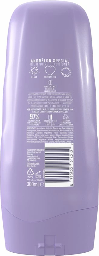 Nieuw π₯° Andrélon Oil & Shine Special Conditioner - 6 X 300 Ml - Voordeelverpakking β 9 Nieuw π₯° Andrélon Oil & Shine Special Conditioner - 6 X 300 Ml - Voordeelverpakking β - Afbeelding 7
