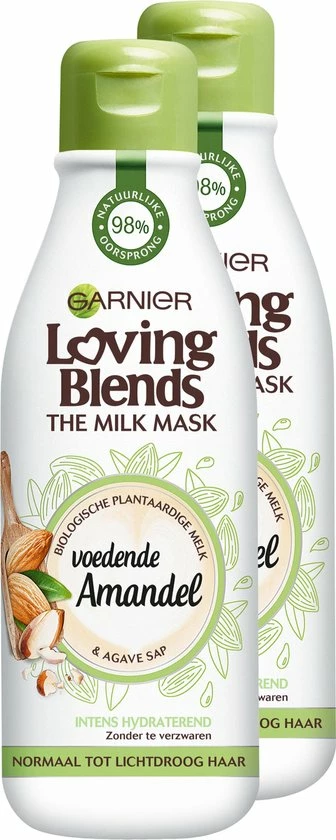 Goedkoopste π― Garnier Loving Blends Milk Mask Amandel Haarmasker - 2 X 250ml - Multiverpakking - Normaal Tot Lichtdroog Haar π 3 Goedkoopste π― Garnier Loving Blends Milk Mask Amandel Haarmasker - 2 X 250ml - Multiverpakking - Normaal Tot Lichtdroog Haar π
