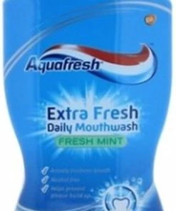 Beste deal 👍 Aquafresh Mondwater – Fresh Mint - Voordeel Verpakking 8 Flessen ❤️ -Oral-B Shop 350x840 2