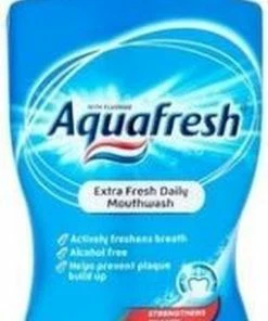 Beste deal 👍 Aquafresh Mondwater – Fresh Mint - Voordeel Verpakking 8 Flessen ❤️ -Oral-B Shop 358x840
