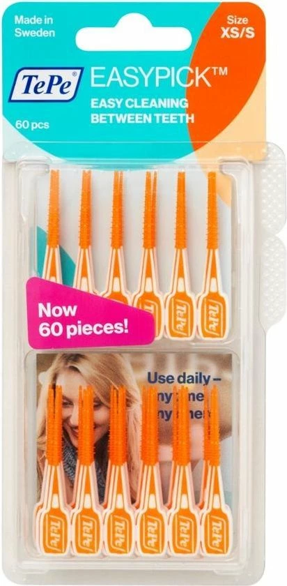 Beste Pirce ⭐ Tepe Easypick XS/S Orange - 60 Stuks ✔️ 3 Beste Pirce ⭐ Tepe Easypick XS/S Orange - 60 Stuks ✔️