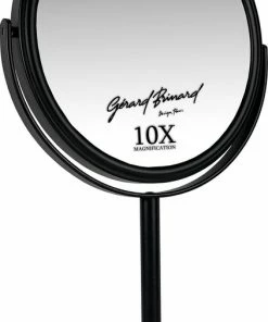 Beste Pirce 🥰 Gerard Brinard Metalen Make-up Spiegel Mat Zwart- 10x Vergroting 18cmØ ✨