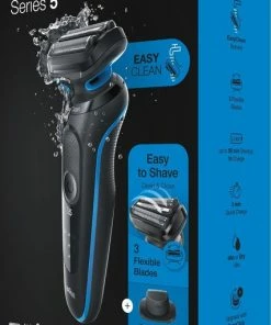 Nieuw ⌛ Braun Series 5 50-B1620s - Elektrisch Scheerapparaat Mannen - 2 EasyClick-opzetstukken 😀 -Oral-B Shop 427x840 5