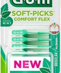 Beste Verkoop 🛒 GUM Soft Picks Comfort Flex Regular Mint - 40st 😍
