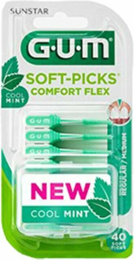 Beste Verkoop π GUM Soft Picks Comfort Flex Regular Mint - 40st π 3 Beste Verkoop π GUM Soft Picks Comfort Flex Regular Mint - 40st π