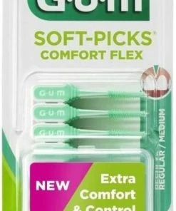 Beste Verkoop 🛒 GUM Soft Picks Comfort Flex Regular Mint - 40st 😍 -Oral-B Shop 438x840 1