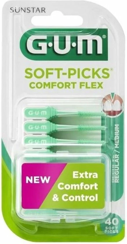 Beste Verkoop π GUM Soft Picks Comfort Flex Regular Mint - 40st π 7 Beste Verkoop π GUM Soft Picks Comfort Flex Regular Mint - 40st π - Afbeelding 5