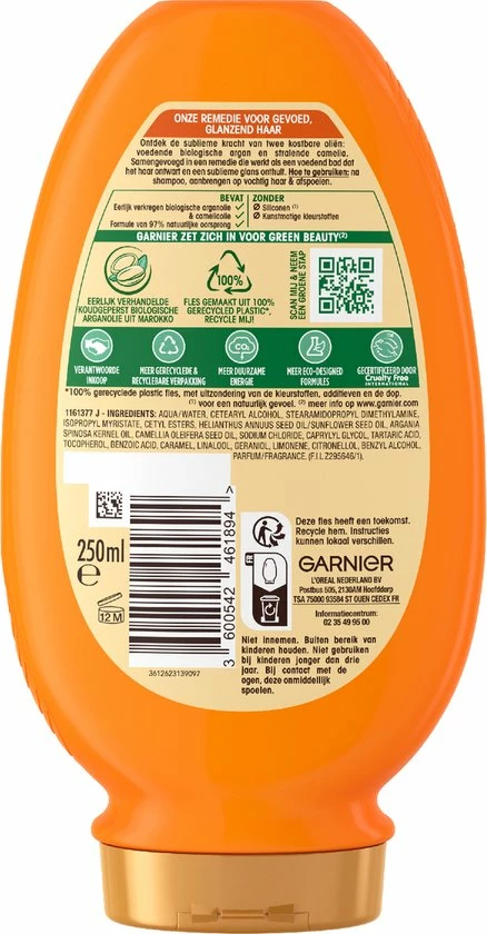 Flash-uitverkoop π― Garnier Loving Blends Conditioner - Argan & Cameliaolie - Droog En Dof Haar - 6 X 250 Ml - Voordeelverpakking β 7 Flash-uitverkoop π― Garnier Loving Blends Conditioner - Argan & Cameliaolie - Droog En Dof Haar - 6 X 250 Ml - Voordeelverpakking β - Afbeelding 5