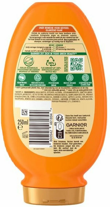 Flash-uitverkoop π― Garnier Loving Blends Conditioner - Argan & Cameliaolie - Droog En Dof Haar - 6 X 250 Ml - Voordeelverpakking β 5 Flash-uitverkoop π― Garnier Loving Blends Conditioner - Argan & Cameliaolie - Droog En Dof Haar - 6 X 250 Ml - Voordeelverpakking β - Afbeelding 3