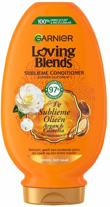 Flash-uitverkoop π― Garnier Loving Blends Conditioner - Argan & Cameliaolie - Droog En Dof Haar - 6 X 250 Ml - Voordeelverpakking β 6 Flash-uitverkoop π― Garnier Loving Blends Conditioner - Argan & Cameliaolie - Droog En Dof Haar - 6 X 250 Ml - Voordeelverpakking β - Afbeelding 4