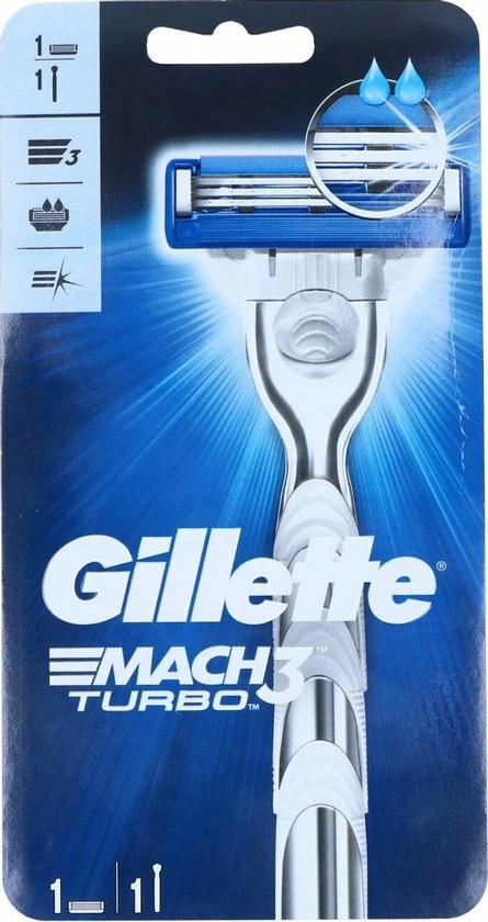 Goedkoop ⌛ Gillette Mach3 Turbo-1up-scheersysteem ???? 14 Goedkoop ⌛ Gillette Mach3 Turbo-1up-scheersysteem ???? - Afbeelding 12
