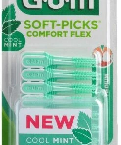 Beste Verkoop 🛒 GUM Soft Picks Comfort Flex Regular Mint - 40st 😍 -Oral-B Shop 450x840