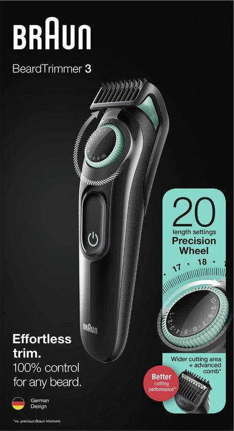 Groothandel ???? Braun Baardtrimmer 3 BT3323 - Trimmer Voor Mannen ???? 12 Groothandel ???? Braun Baardtrimmer 3 BT3323 - Trimmer Voor Mannen ???? - Afbeelding 10