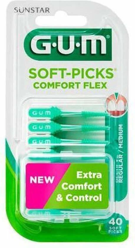 Beste Verkoop π GUM Soft Picks Comfort Flex Regular Mint - 40st π 6 Beste Verkoop π GUM Soft Picks Comfort Flex Regular Mint - 40st π - Afbeelding 4