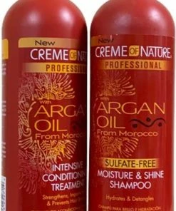 Beste deal ❤️ Creme Of Nature Argan Oil Sulfate-free Shampoo And Conditioner Set 👏