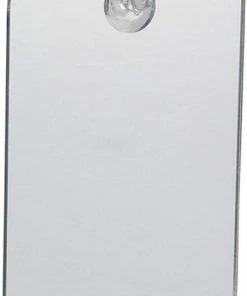 Goedkoopste 👍 Merkloos Make-up Spiegel Wit - Spiegeltje - Badkamer Spiegel - Waterbestendig - Reisspiegel - 17 X 13 Cm ⌛