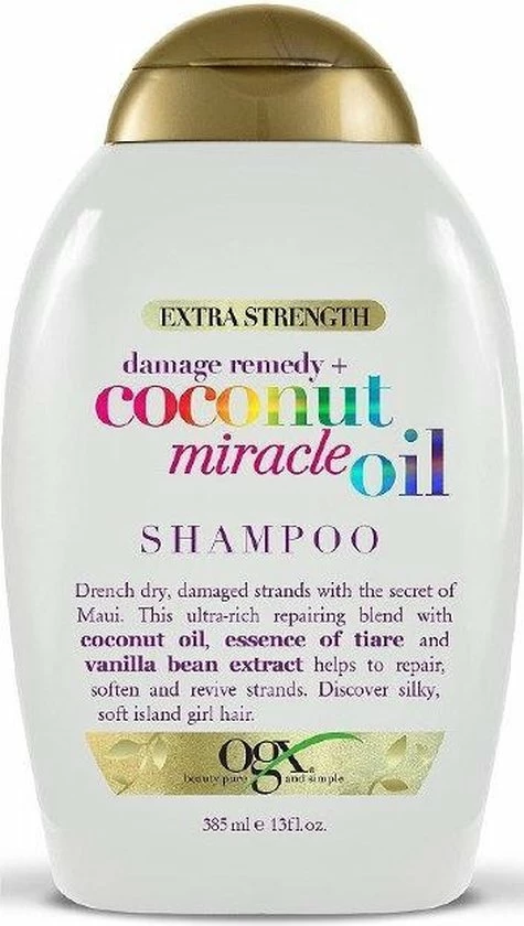 Kopen π Ogx Extra Strength Coconut Miracle Oil Shampoo - Vrouwen - Voor Beschadigd Haar/Droog Haar/Normaal Haar - 385 Ml - Vrouwen - Voor Beschadigd Haar/Droog Haar/Normaal Haar π€© 5 Kopen π Ogx Extra Strength Coconut Miracle Oil Shampoo - Vrouwen - Voor Beschadigd Haar/Droog Haar/Normaal Haar - 385 Ml - Vrouwen - Voor Beschadigd Haar/Droog Haar/Normaal Haar π€© - Afbeelding 3