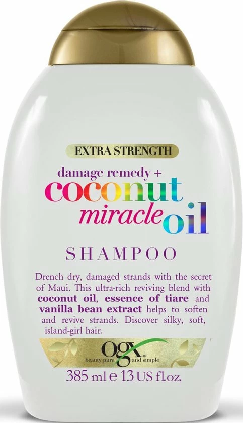Kopen π Ogx Extra Strength Coconut Miracle Oil Shampoo - Vrouwen - Voor Beschadigd Haar/Droog Haar/Normaal Haar - 385 Ml - Vrouwen - Voor Beschadigd Haar/Droog Haar/Normaal Haar π€© 4 Kopen π Ogx Extra Strength Coconut Miracle Oil Shampoo - Vrouwen - Voor Beschadigd Haar/Droog Haar/Normaal Haar - 385 Ml - Vrouwen - Voor Beschadigd Haar/Droog Haar/Normaal Haar π€© - Afbeelding 2