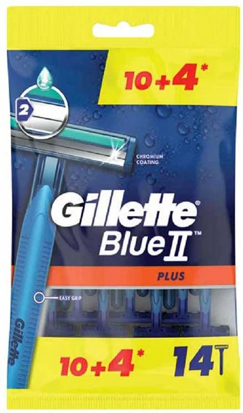 Promo π Gillette Blue2 Plus ( 10 + 4 Pcs ) - Men's Disposable Razors π 3 Promo π Gillette Blue2 Plus ( 10 + 4 Pcs ) - Men's Disposable Razors π