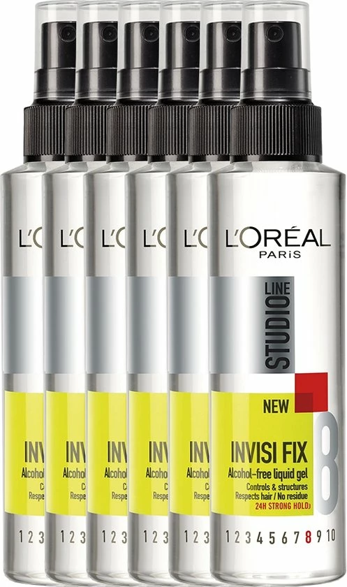 Flash-uitverkoop β L’Oréal Paris L'Oréal Studio Line Invisi Fix Gelspray - 6 X 150 Ml π₯ 3 Flash-uitverkoop β L’Oréal Paris L'Oréal Studio Line Invisi Fix Gelspray - 6 X 150 Ml π₯