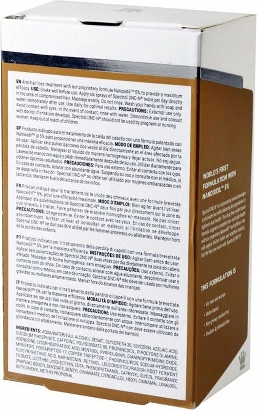 Beste recensies van π DS Laboratories Spectral DNC -N Met Nanoxidil 5% (60 Ml.) - 1 Maand Voorraad π 8 Beste recensies van π DS Laboratories Spectral DNC -N Met Nanoxidil 5% (60 Ml.) - 1 Maand Voorraad π - Afbeelding 6
