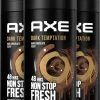 Uitgang π Axe Dark Tempatation Deodorant Bodyspray - 3x 150ml - Voordeelverpakking β¨ 1 Uitgang π Axe Dark Tempatation Deodorant Bodyspray - 3x 150ml - Voordeelverpakking β¨ -Oral-B Shop 533x840 1