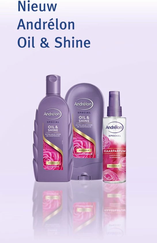 Nieuw π₯° Andrélon Oil & Shine Special Conditioner - 6 X 300 Ml - Voordeelverpakking β 4 Nieuw π₯° Andrélon Oil & Shine Special Conditioner - 6 X 300 Ml - Voordeelverpakking β - Afbeelding 2