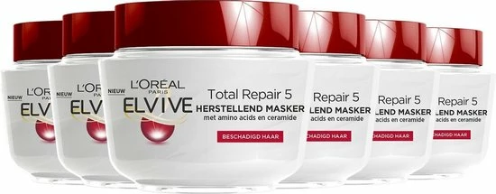 Kopen β¨ L’Oréal Paris L'Oréal Paris Elvive Total Repair 5 Haarmasker - 6x 300 Ml - Voordeelverpakking π€© 11 Kopen β¨ L’Oréal Paris L'Oréal Paris Elvive Total Repair 5 Haarmasker - 6x 300 Ml - Voordeelverpakking π€© - Afbeelding 9