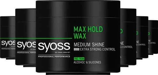 Hete verkoop π SYOSS Styling Max Hold Wax 6 X 150 Ml π 3 Hete verkoop π SYOSS Styling Max Hold Wax 6 X 150 Ml π