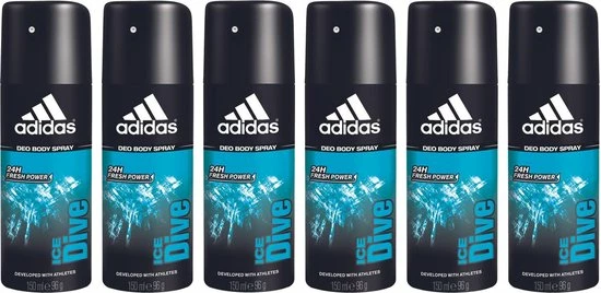 Korting π Adidas Ice Dive 6 X 150 Ml - Deodorant Bodyspray β€οΈ 5 Korting π Adidas Ice Dive 6 X 150 Ml - Deodorant Bodyspray β€οΈ - Afbeelding 3