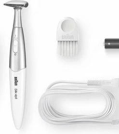 Uitgang ❤️ Braun Silk-épil 3 - SE3-321 Legs, Arms & Body: Epilator (20 Pincetten) Met Massagerollers + 👙 Bikini Trimmer - Kleur: Wit + Roze 🌟 -Oral-B Shop 550x278 1