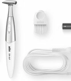 Uitgang ❤️ Braun Silk-épil 3 - SE3-321 Legs, Arms & Body: Epilator (20 Pincetten) Met Massagerollers + 👙 Bikini Trimmer - Kleur: Wit + Roze 🌟 -Oral-B Shop 550x279