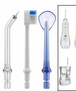 Beste recensies van 😍 Positive Life Waterflosser Opzetstukjes Vervanging Set Flosapparaat – Geschikt Voor H2OFloss, ISmile, BOME, PositiveLife HF-6 Waterflosser Opzetstukken Set – Jet Tips – Orthodontisch Opzetstuk – Tongreiniger – Tandenborstel Opzetstuk 😉