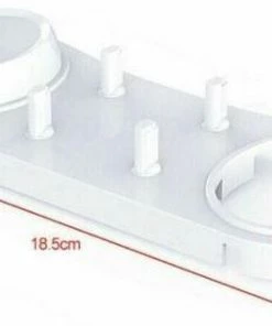 Coupon 🧨 AA Commerce 2-In-1 Elektrische Tandenborstel & Opzetborstelhouder Geschikt Voor Oral B - Staande Houder Voor Oplader, Elektrische Toothbrush & 4 Opzetborstels - Wit 💯 -Oral-B Shop 550x316