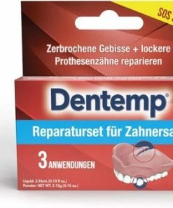 Goedkoopste π Dentemp Kunstgebit Reparatieset Voor Gebroken Of Gebarsten Prothese π―