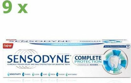 Begroting π Sensodyne Complete Protection Tandpasta 9 Pack π 3 Begroting π Sensodyne Complete Protection Tandpasta 9 Pack π