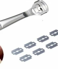 Coupon 🥰 Daily Lifestyle® RVS Eeltverwijderaar - Inclusief 10 Eeltmesjes - Eeltvijl - Eeltschraper - Eeltrasp 🔥