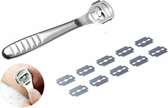 Coupon π₯° Daily Lifestyle® RVS Eeltverwijderaar - Inclusief 10 Eeltmesjes - Eeltvijl - Eeltschraper - Eeltrasp π₯ 3 Coupon π₯° Daily Lifestyle® RVS Eeltverwijderaar - Inclusief 10 Eeltmesjes - Eeltvijl - Eeltschraper - Eeltrasp π₯