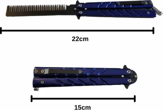 Goedkoop ???? Eaglion X336 - Butterfly Knife Comb - Vlindermes Trainer Kam - Vlinderkam - Vlinder Trainer Kam - Balisong Trainer Kam ⭐ 6 Goedkoop ???? Eaglion X336 - Butterfly Knife Comb - Vlindermes Trainer Kam - Vlinderkam - Vlinder Trainer Kam - Balisong Trainer Kam ⭐ - Afbeelding 4