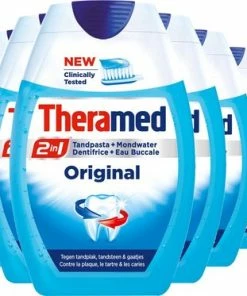 Beste deal 🎁 Theramed 2in1 Original Tandpasta 12x 75 Ml - Voordeelverpakking 👏