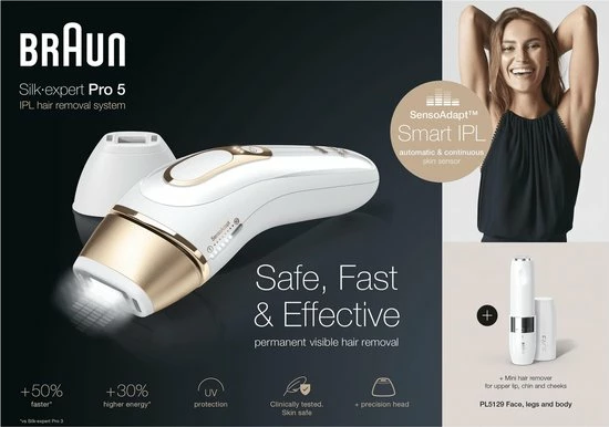 Flash-uitverkoop π Braun Silk Expert Pro 5 PL5129 - IPL Lichtontharingsapparaat π 15 Flash-uitverkoop π Braun Silk Expert Pro 5 PL5129 - IPL Lichtontharingsapparaat π - Afbeelding 13