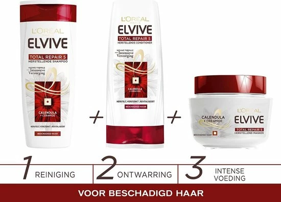 Kopen β¨ L’Oréal Paris L'Oréal Paris Elvive Total Repair 5 Haarmasker - 6x 300 Ml - Voordeelverpakking π€© 6 Kopen β¨ L’Oréal Paris L'Oréal Paris Elvive Total Repair 5 Haarmasker - 6x 300 Ml - Voordeelverpakking π€© - Afbeelding 4